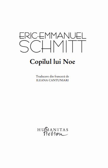 Copilul lui Noe | Eric-Emmanuel Schmitt