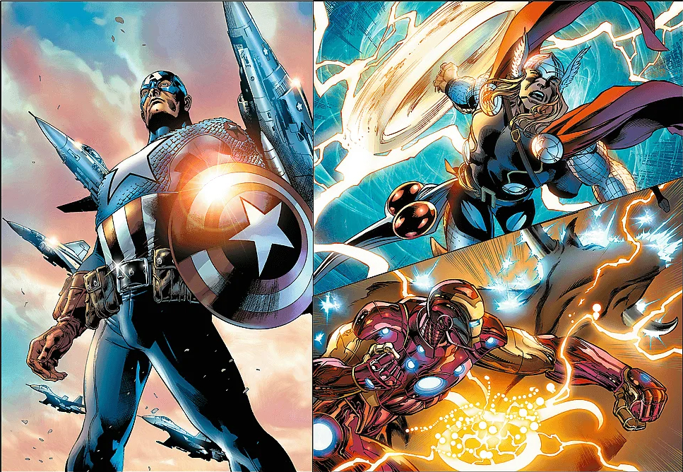 Set 4 puzzle-uri 250 piese - Marvel - Zile Eroice | Trefl - 1