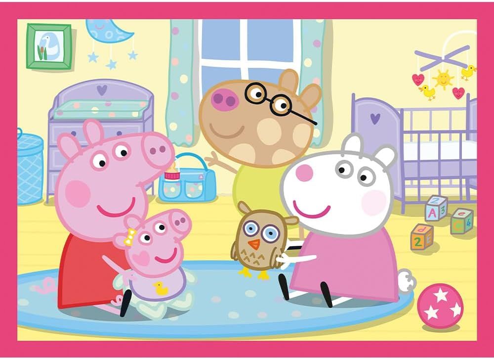 Puzzle 4 in 1 - Peppa Pig - Iubeste Aventurile | Trefl - 4