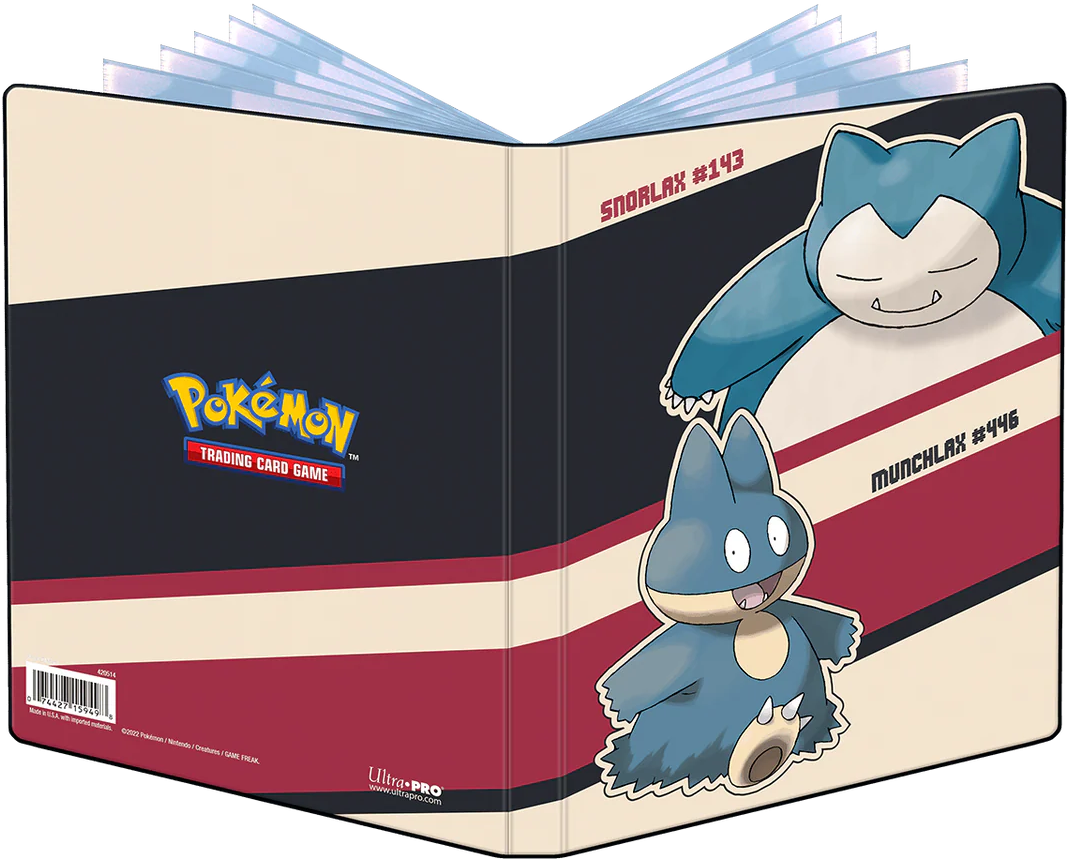 Album pentru cartonase - Pokemon Snorlax & Munchlax 4-Pocket Portfolio | Ultra Pro - imagine 2