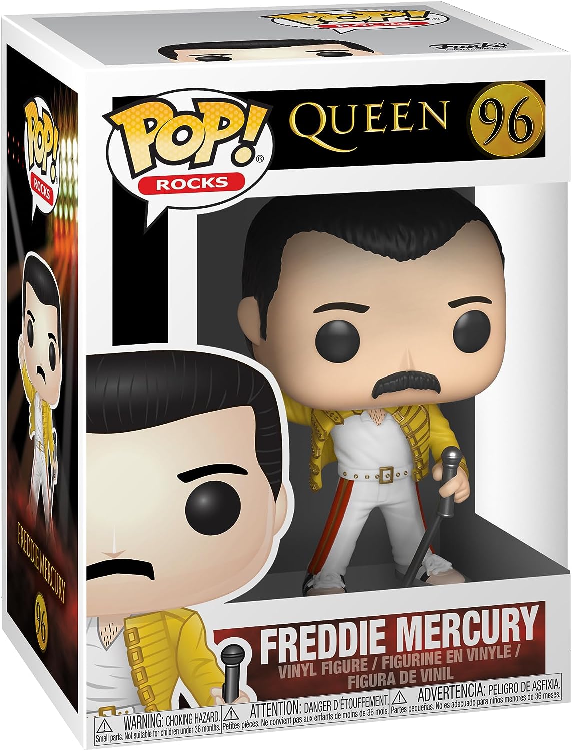 Figurina - Queen - Freddie Mercury - Wembley 1986 | Funko