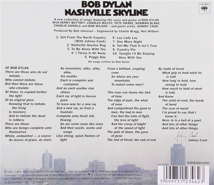 Nashville Skyline | Bob Dylan - 1 | YEO