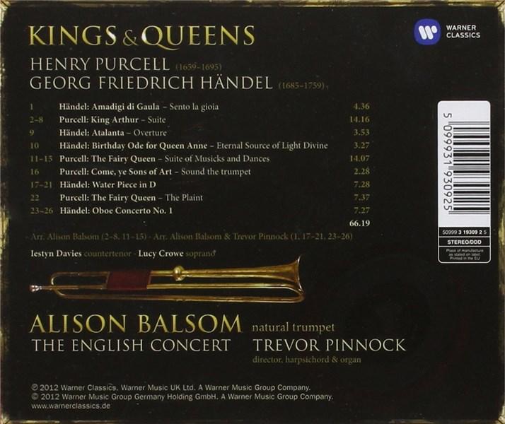 Kings & Queens | Henry Purcell, Handel, The English Concert, Trevor Pinnock, Alison Balsom - 1 | YEO