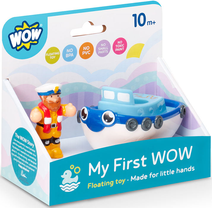 Jucarie de baie - My First WOW - Tug Boat Tim | WOW Toys - imagine 6
