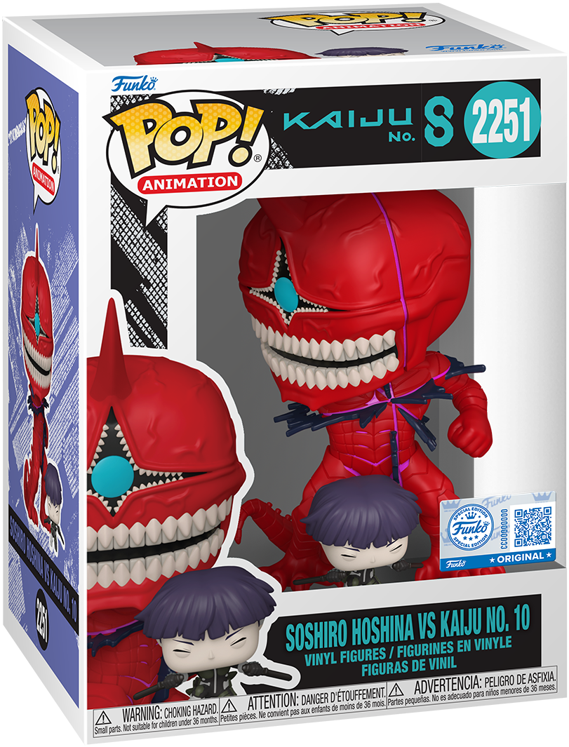 Figurina - Pop! Animation - Kaiju No. 8 - Soshiro Hoshina vs Kaiju No. 10 | Funko - imagine 2