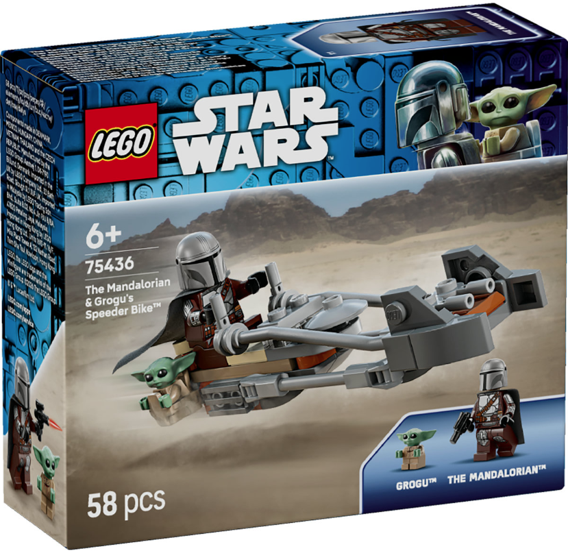 LEGO Star Wars – Motocicleta rapida a lui Mandalorian si Grogu (75436) | LEGO - imagine 5