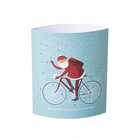 Lampa Din Hartie Dreamlights - Santa Bike | Chic Mic