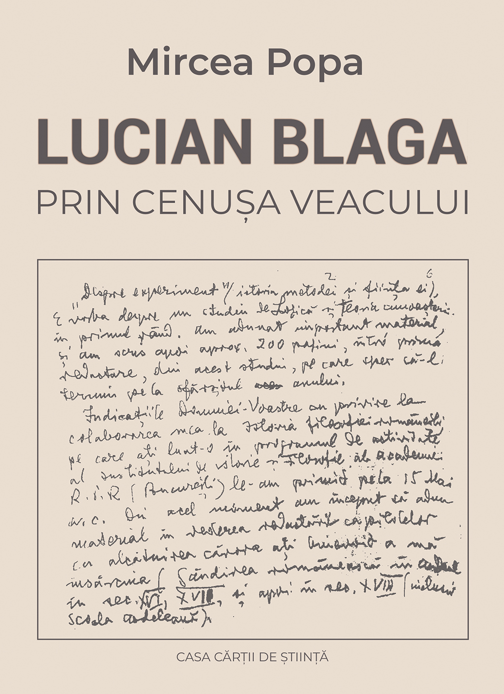 Lucian Blaga. Prin cenusa veacului | Mircea Popa carturesti.ro imagine 2022