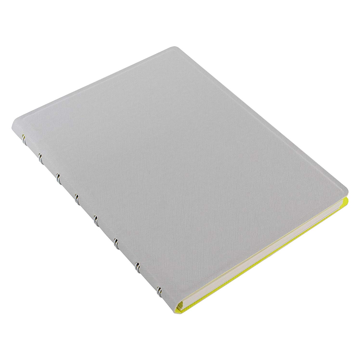 Carnet - Saffiano Fluoro - Grey/Yellow | Filofax - 2 | YEO