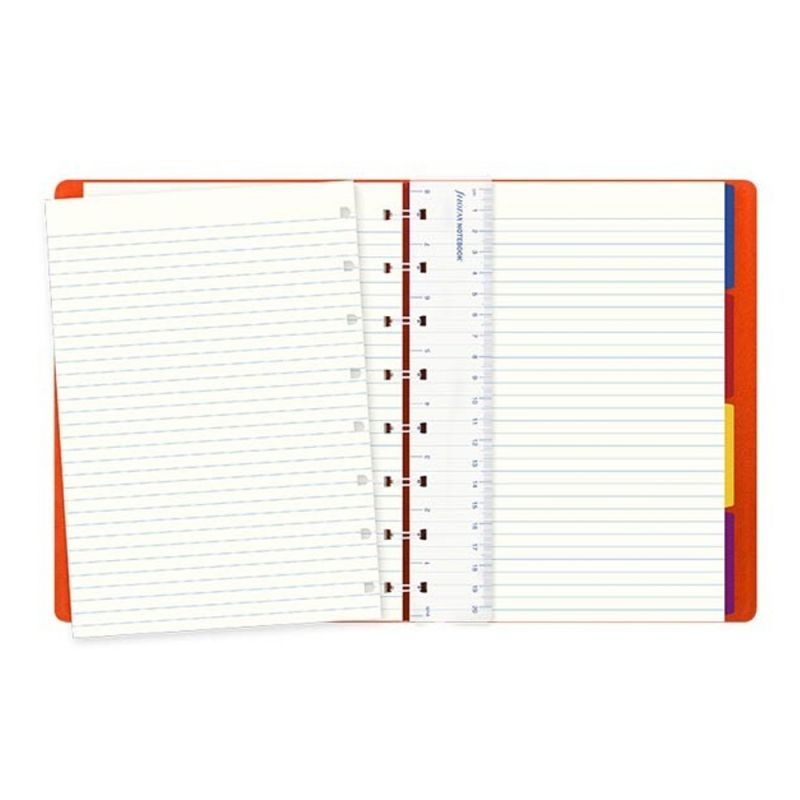 Carnet - Saffiano Bright - Orange | Filofax - 1 | YEO