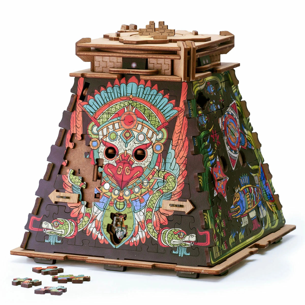 Puzzle 3D 200 piese - Pyramid of the Sun | iDventure - 1