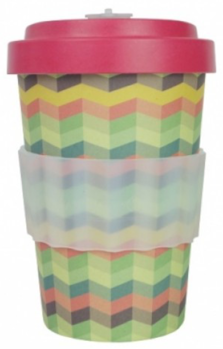 Cana de voiaj - Medium - Zig-Zag - Pink | Woodway