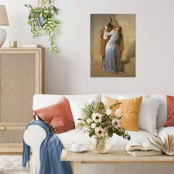 Puzzle 1000 de piese - The Kiss, Francesco Hayez | Ravensburger - 2