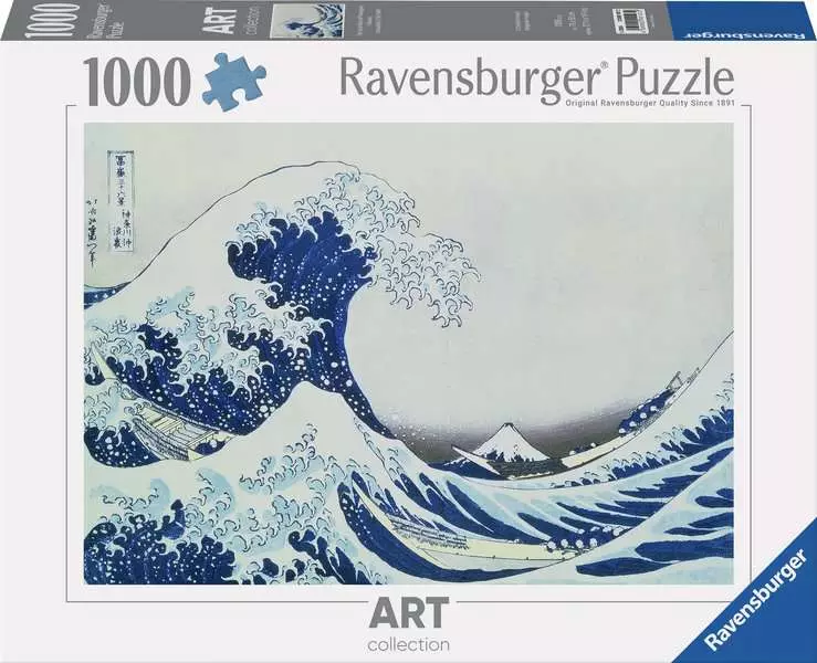 Puzzle 1000 de puzzle - The Great Wave off Kanagawa | Ravensburger - imagine 2