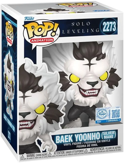 Figurina - Pop! Animation - Solo Leveling: Baek Yoonho (Silver Mane) | Funko - imagine 2