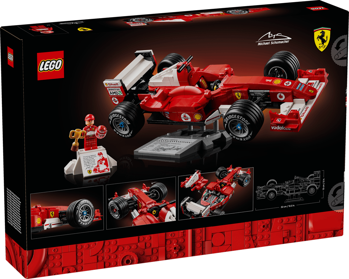 LEGO Icons - Ferrari F2004 and Michael Schumacher (11375) | LEGO - imagine 17