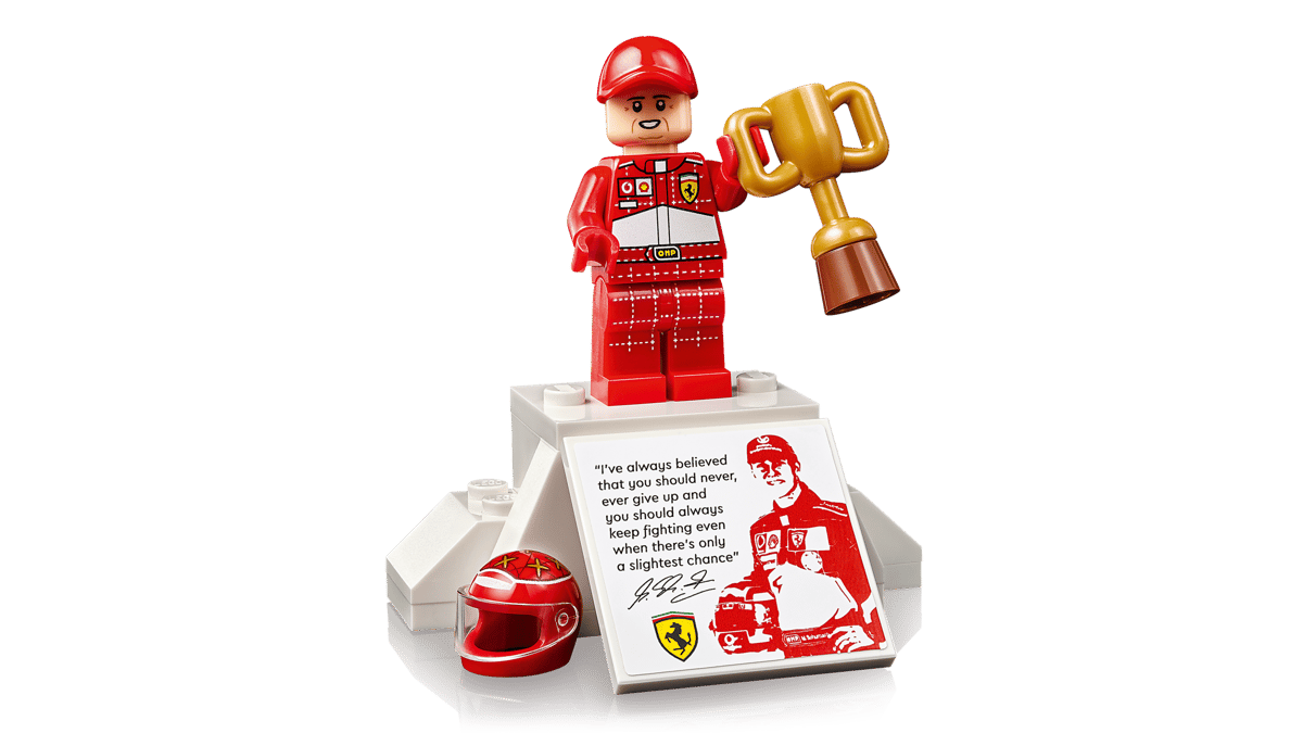 LEGO Icons - Ferrari F2004 and Michael Schumacher (11375) | LEGO - imagine 3