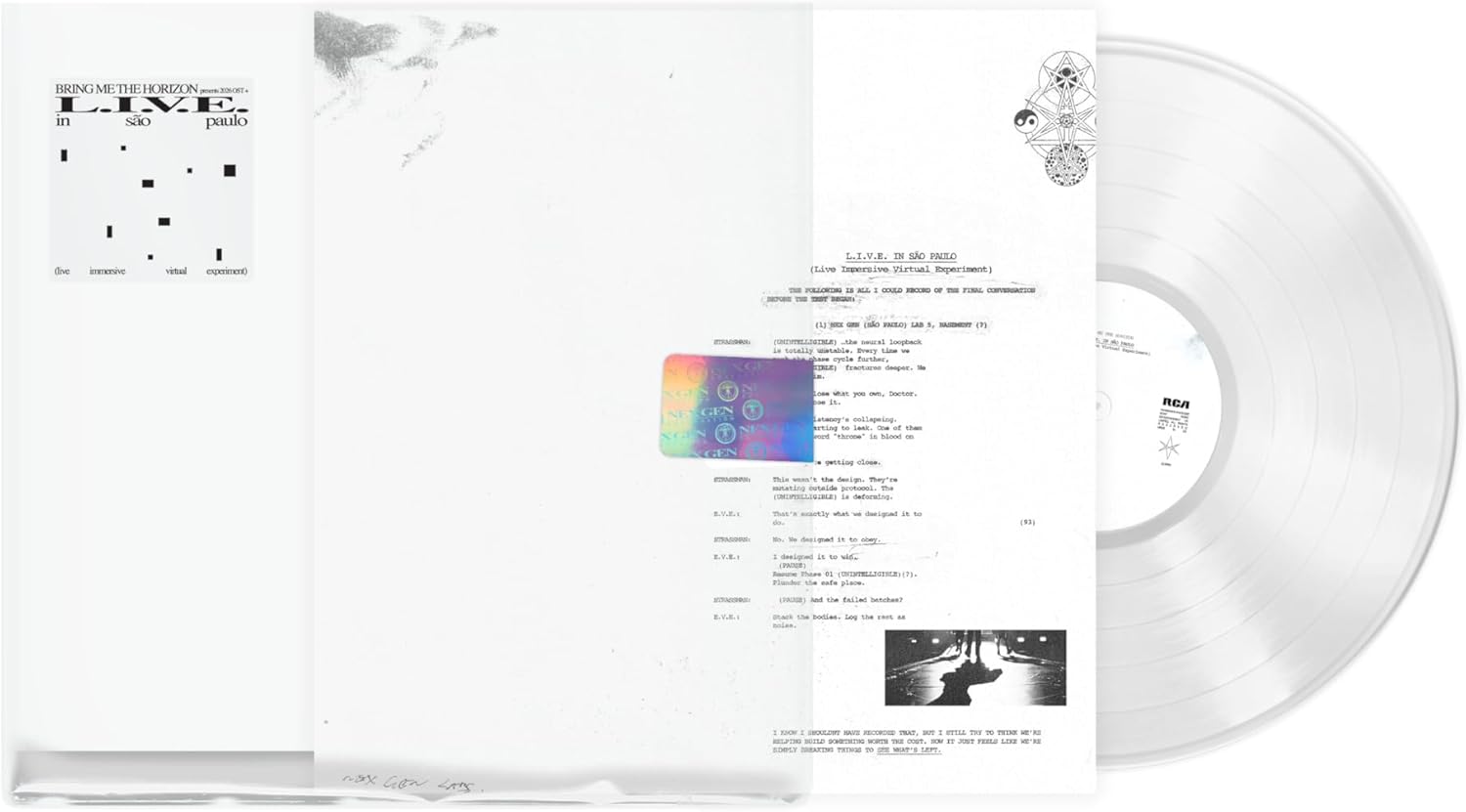 L.I.V.E. In Sao Paulo (Crystal Clear Vinyl) | Bring Me the Horizon - imagine 2