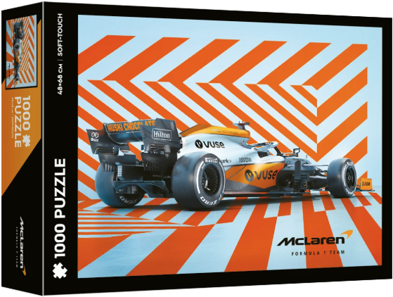 Puzzle - Formula1 Mclaren - Gulf Livery | Trefl - imagine 3