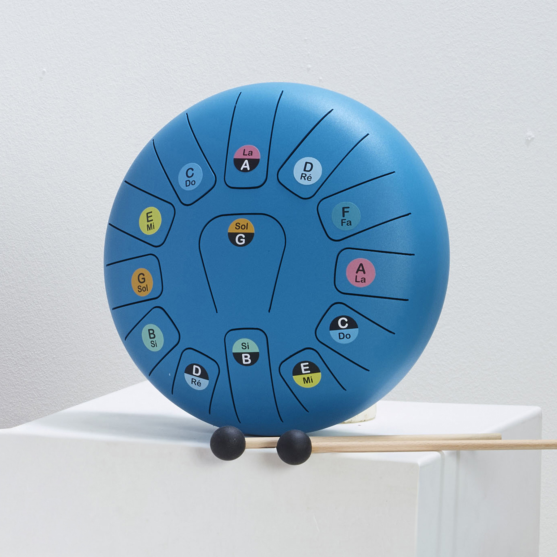 Instrument muzical - 10" Metal Tongue Drum with scores, 13 notes | Vilac - imagine 4