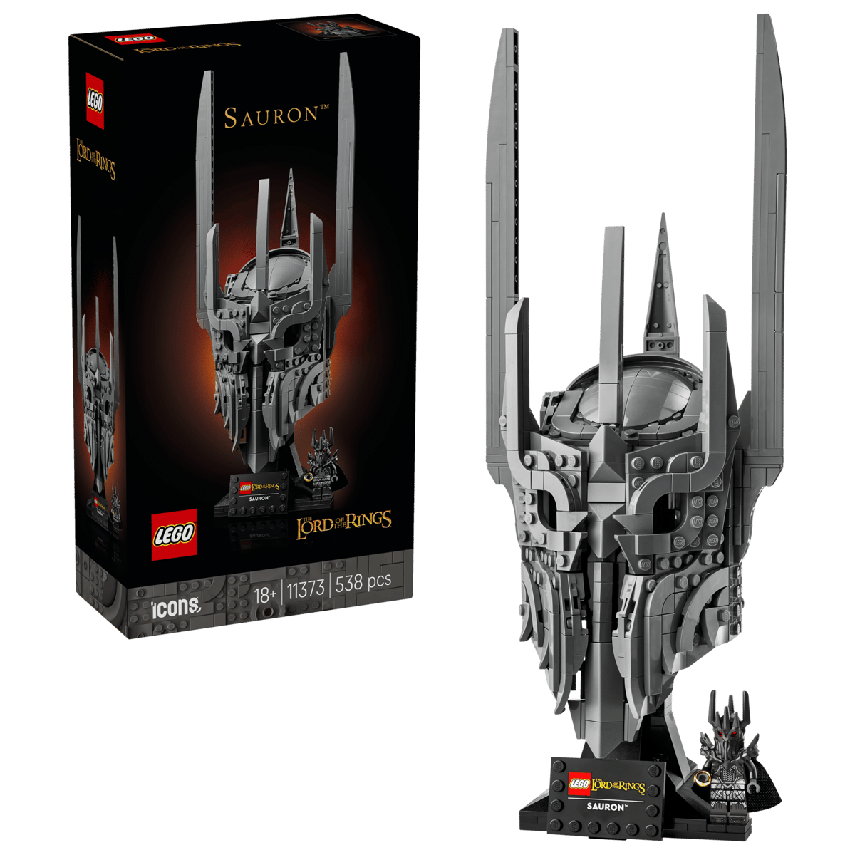 LEGO Icons - The Lord of the Rings: Sauron's Helmet (11373) | LEGO - imagine 13
