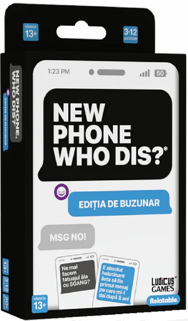 Joc de petrecere - New Phone, Who Dis?, Editia de buzunar(RO) | Ludicus - 2