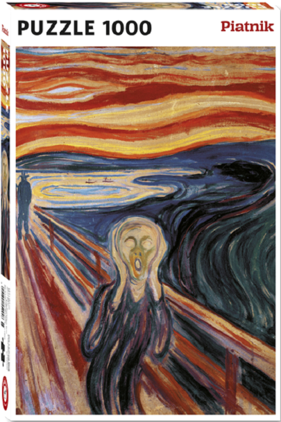 Puzzle - Edvard Munch - The Scream, 1000 piese | Piatnik - 1
