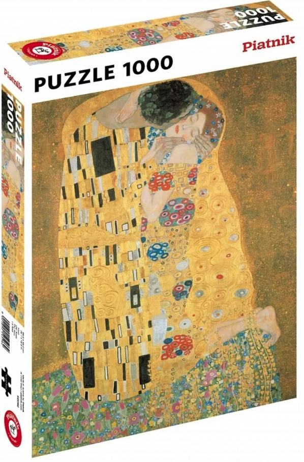 Puzzle - Gustav Klimt -  The Kiss, 1000 piese | Piatnik - 1