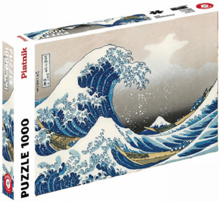 Puzzle - Hokusai - The Great Wave of Kanagawa, 1000 piese | Piatnik - 1