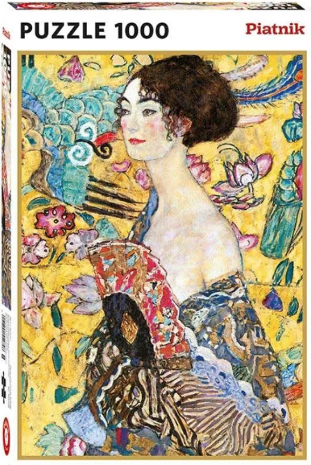 Puzzle - Gustav Klimt - Lady with a fan, 1000 piese | Piatnik - 1