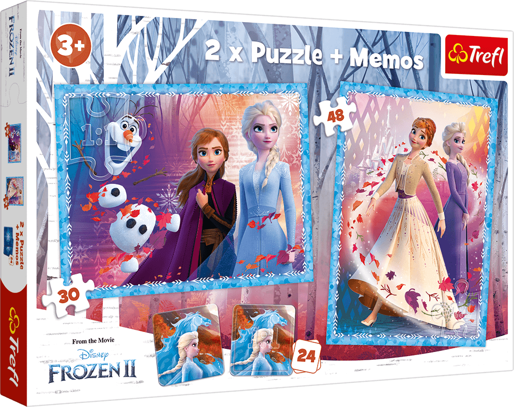 Puzzle 2in1 - Frozen 2 - Tinutul Misterios | Trefl