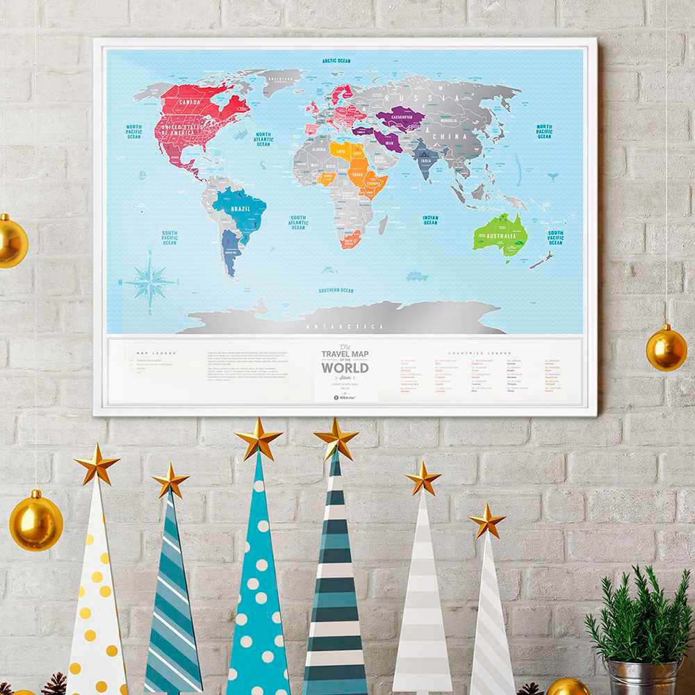 Harta - Global Travel - Silver World | 