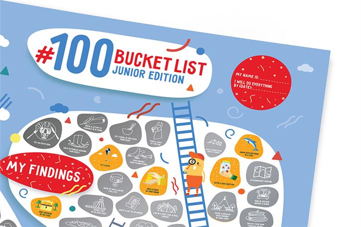 Poster - 100 Bucketlist Junior | 1Dea.me - 1 | YEO