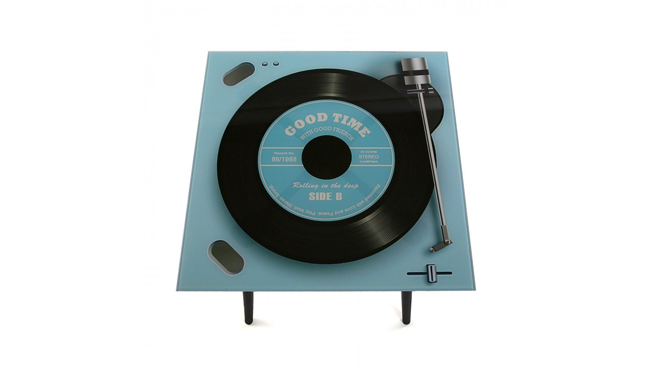 Masuta de cafea - Record Player Glass Table | Versa - 1 | YEO