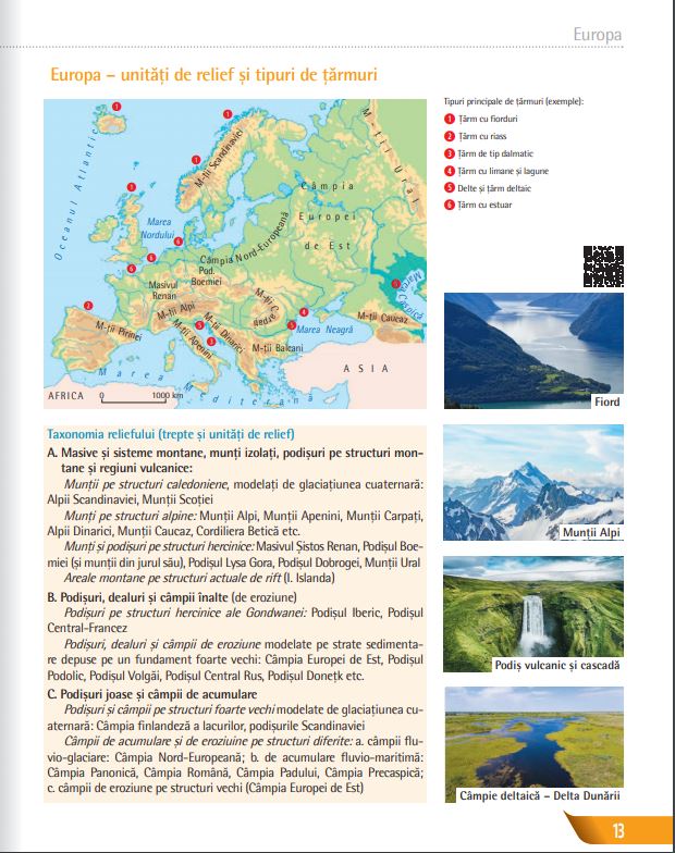 Atlas de geografia continentelor pentru clasele VI-VII | Octavian Mandrut - 6