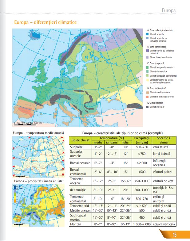 Atlas de geografia continentelor pentru clasele VI-VII | Octavian Mandrut - 7