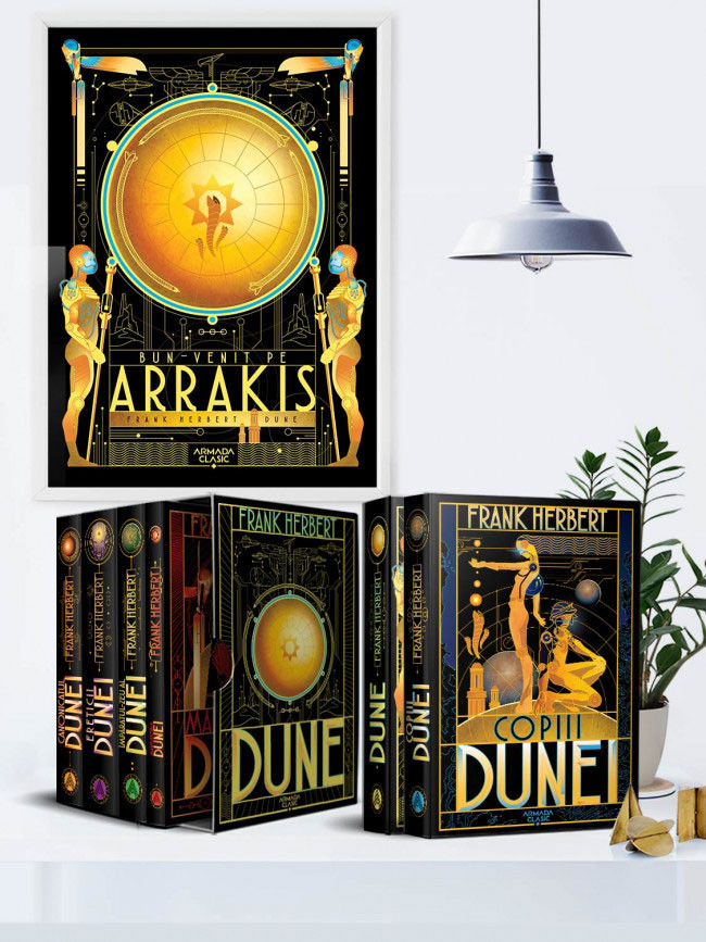 Pachet Dune (6 vol.) | Frank Herbert Armada imagine 2022 cartile.ro