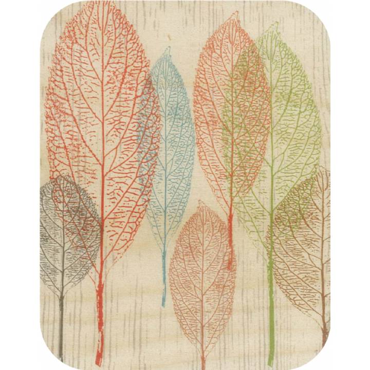 Felicitare din lemn - Multicoloured Trees | Forever Cards Limited