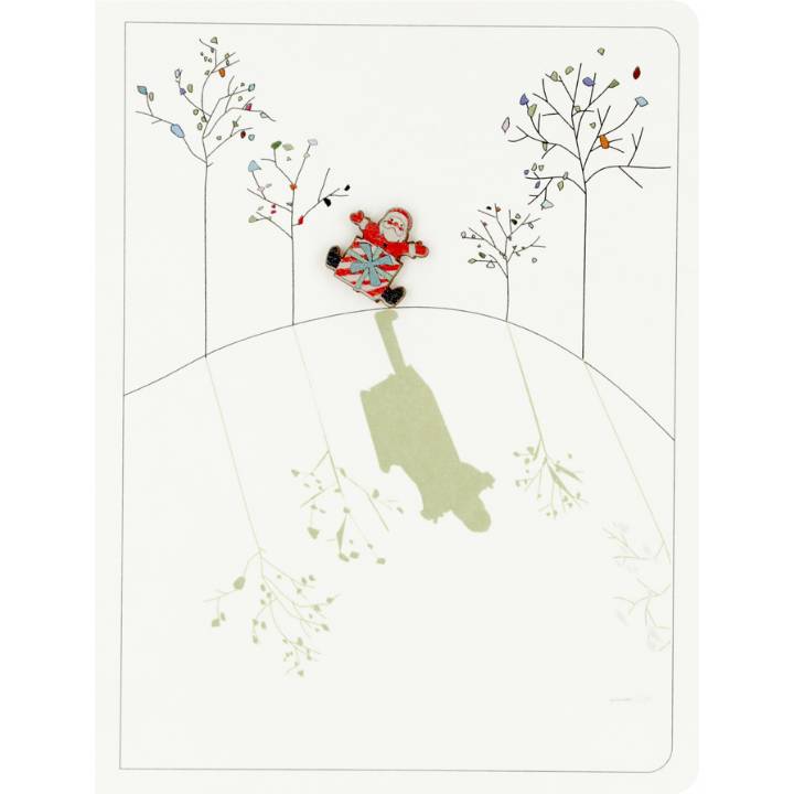  Felicitare - Santa Dancing In Trees | Forever Cards Limited 