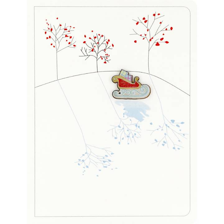 Felicitare - Sleigh & Trees | Forever Cards Limited