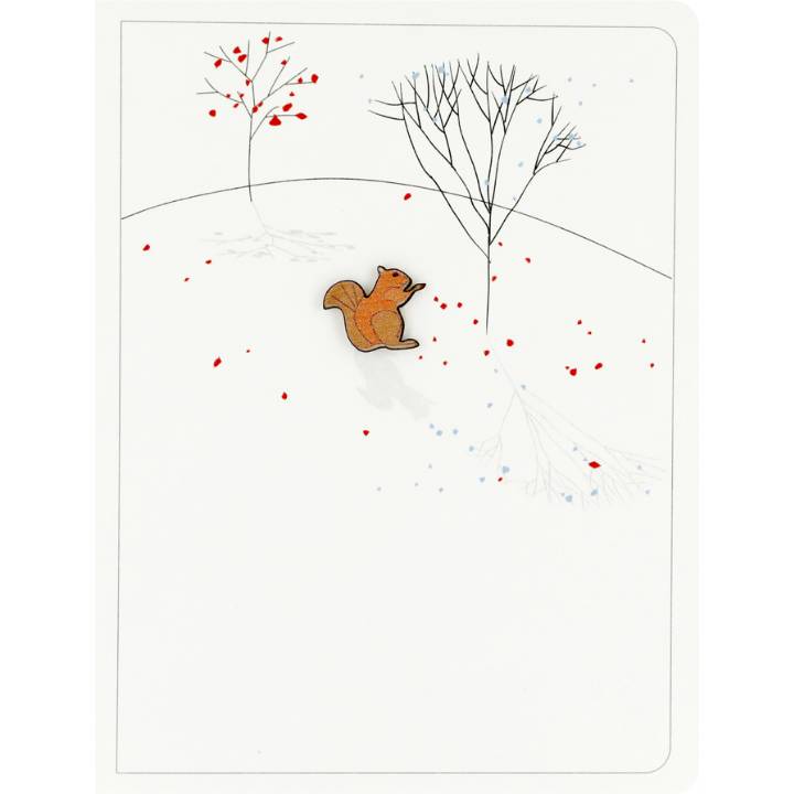 Felicitare - Red Squirrel & Trees | Forever Cards Limited