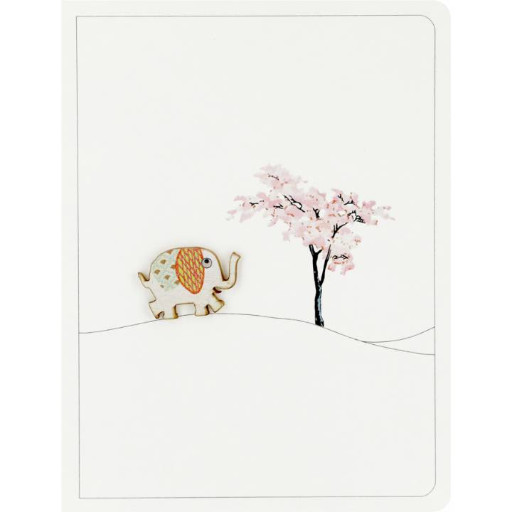 Felicitare - Elephant & Blossom Tree | Forever Cards Limited