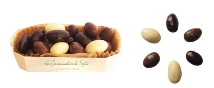 Cosulet cu migdale ( 3 tipuri de ciocolata) - Barquette amandes (3 chocolats) | Les Gourmandises de Sophie