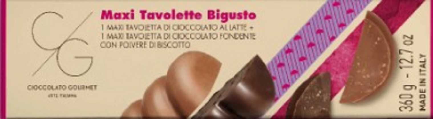 2 in 1 ciocolata artizanala maxi cu biscuiti | Cioccolato Gourmet
