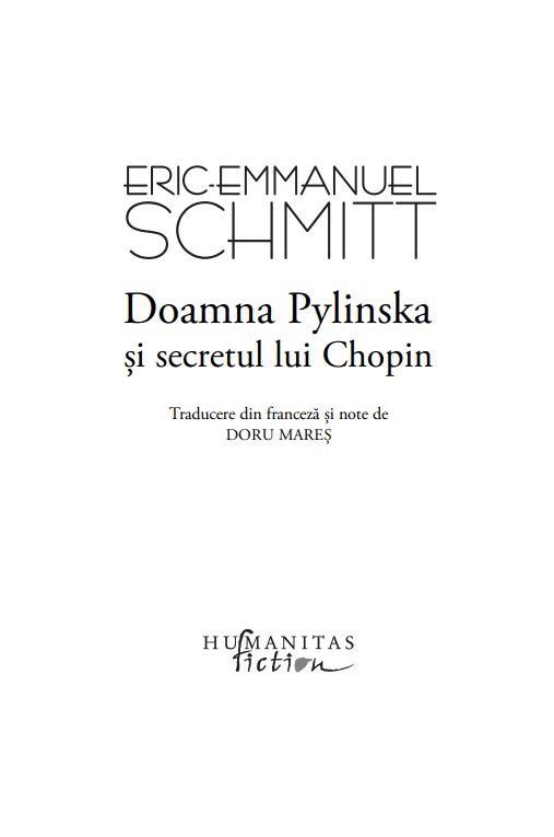 Doamna Pylinska si secretul lui Chopin | Eric-Emmanuel Schmitt - 5
