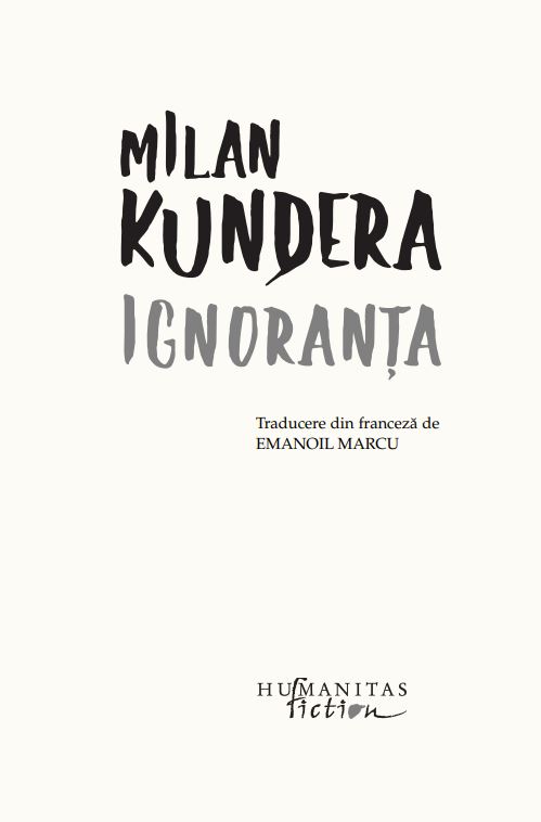 Ignoranta | Milan Kundera - 5