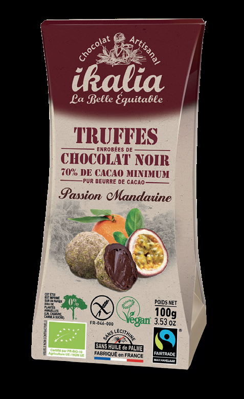 Trufe cu fructul pasiunii si mango Bio Vegan | Saveurs et Nature