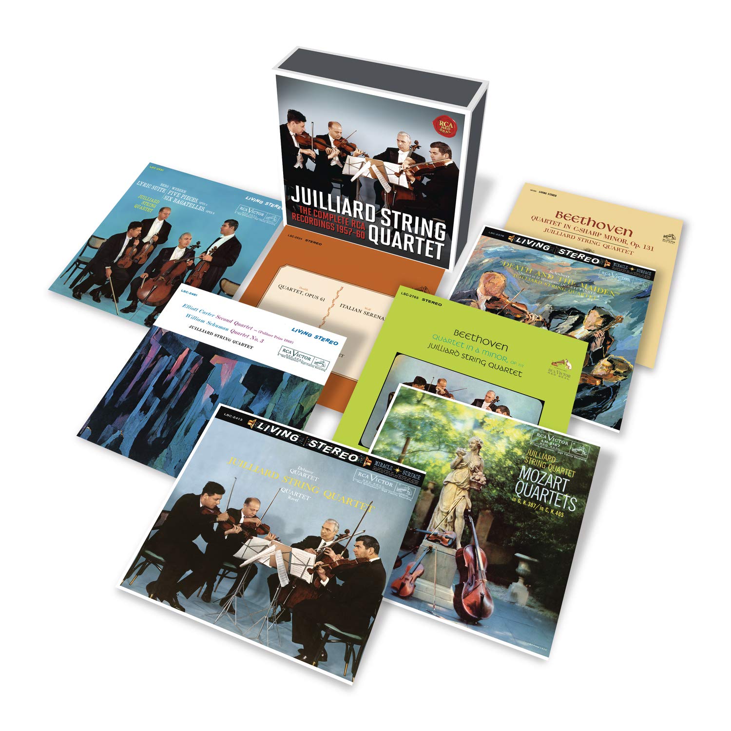 Juilliard String Quartet - The Complete RCA Recordings BOXSET | Juilliard String Quartet, Wolfgang Amadeus Mozart