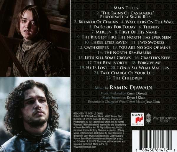 Game Of Thrones, Season 4 - Soundtrack | Ramin Djawadi