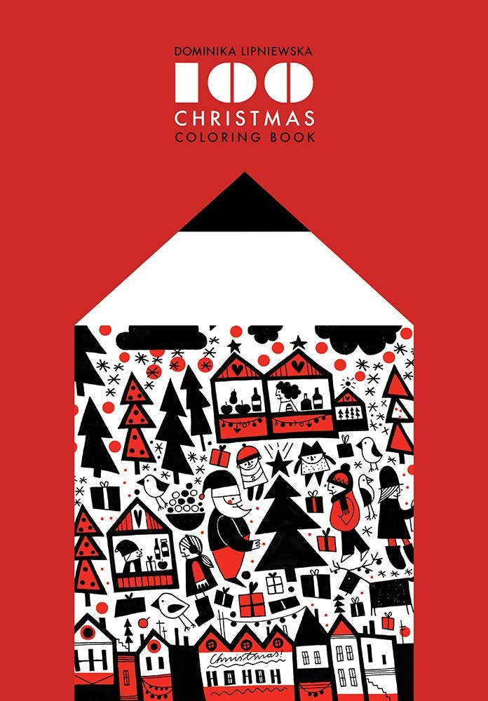 100 Christmas Colouring Book |